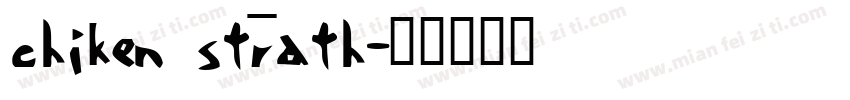 chiken strath字体转换